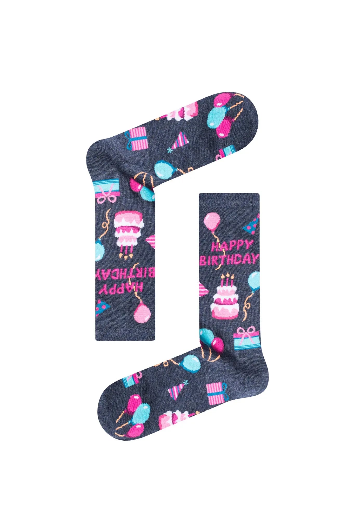 Κάλτσα Happy Birthday Χωρίς Ραφές Vtexsocks