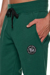 Παντελόνι φούτερ με μανσέτες και στάμπα Bodymove