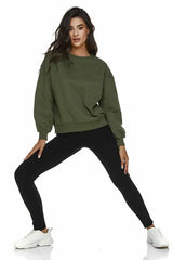 Bodymove Γυναικείο Κολάν viscose με ζωνάκι στάμπα & σήμα