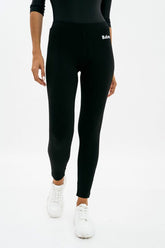 Bodymove Γυναικείο Κολάν viscose με ζωνάκι στάμπα & σήμα