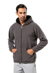 Bodymove Ζακέτα fleece με κουκούλα