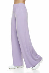 Bodymove Γυναικεία Ψηλόμεση Viscose Παντελόνα Λιλά