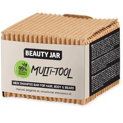 Beauty Jar “MULTI-TOOL” Μπάρα Ανδρικού Σαμπουάν Για Μαλλιά, Σώμα και Μούσια 60gr