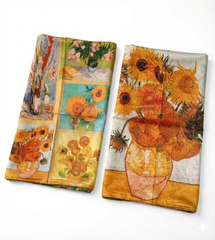 Φουλάρι Art Διπλής Όψης Van Gogh "Sunflowers''