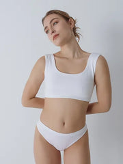 Basic Top - Εξώπλατο Σουτιέν χωρίς Ραφές - Oratia Organic Underwear