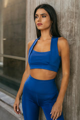 Mad Factory Αθλητικό Γυναικείο Top Galaxy Blue Zoom