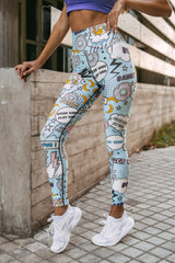 Κολάν Ψηλόμεσο Comic Pop Art Light Blue Mad Factory