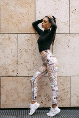 Κολάν Ψηλόμεσο Comic Pop Art Pink Mad Factory