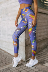 Κολάν Ψηλόμεσο Comic Pop Art Purple Mad Factory