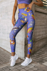 Κολάν Ψηλόμεσο Comic Pop Art Purple Mad Factory