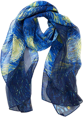 Φουλάρι Art Διπλής Όψης Van Gogh "Starry Night''