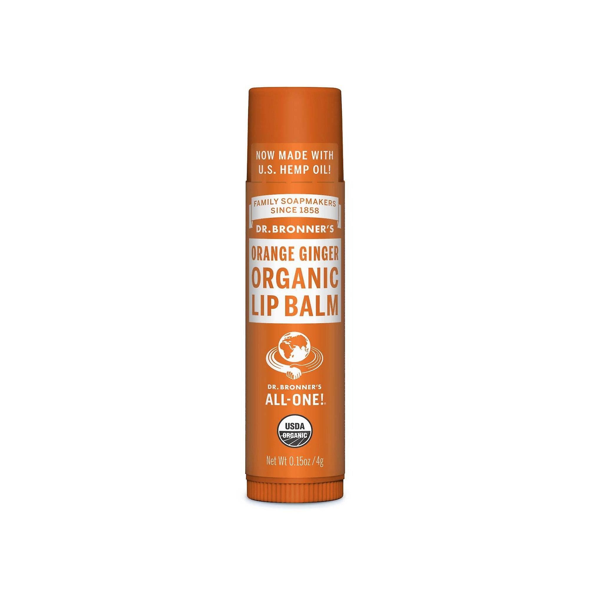 Οργανικό Lip Balm Με Άρωμα Πορτοκάλι Και Ginger - Dr.Bronner’s 4gr