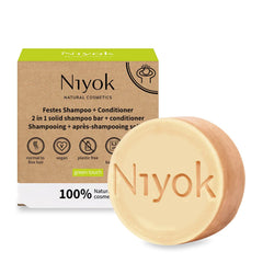 Niyok | Στερεό Σαμπουάν & Conditioner Green Touch – Με δροσερό άρωμα