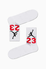 Κάλτσα Jordan 23 White Χωρίς Ραφές Vtexsocks