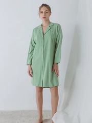 Long-sleeved Nightgown Oratia Organic Underwear