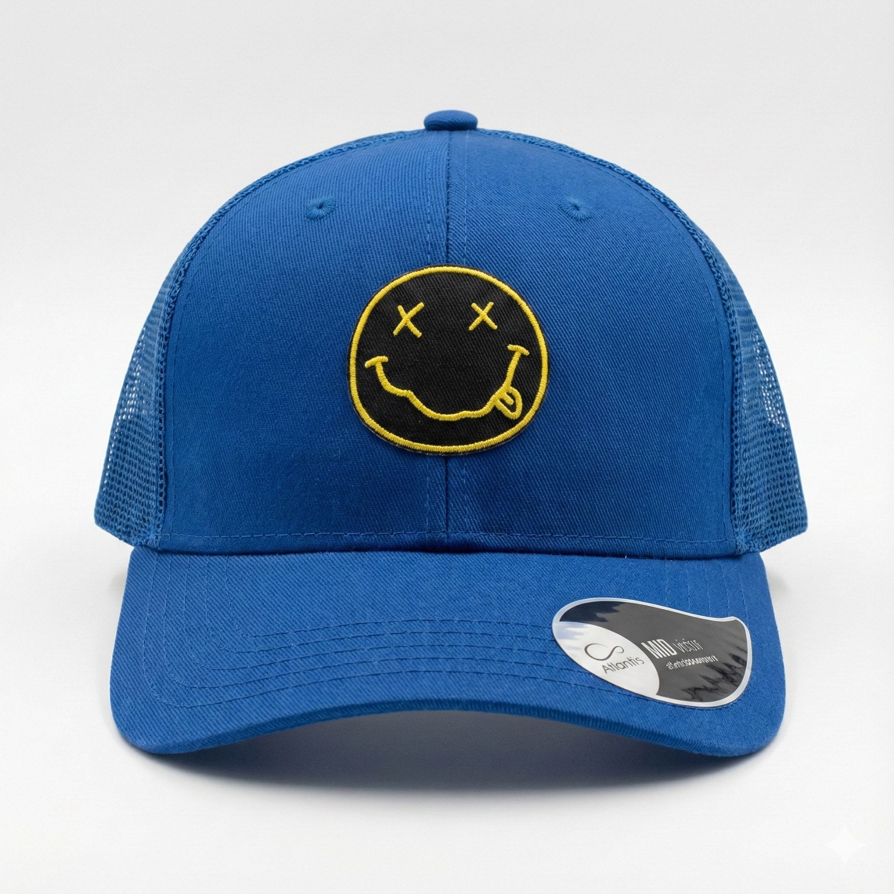 Nirvana Smile Caps Royal Blue One Size Με Δίχτυ | Madfactory