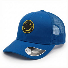 Nirvana Smile Caps Royal Blue One Size Με Δίχτυ | Madfactory