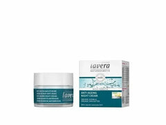 Q10 Κρέμα Νυκτός Basis (με Αντιγηραντική Δράση 30+) lavera 50ml