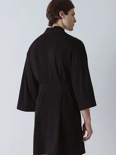 Ανδρική Ρόμπα - Robe Black Oratia Organic Underwear