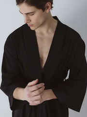 Ανδρική Ρόμπα - Robe Black Oratia Organic Underwear