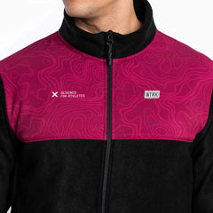 Alister - Burgundy - Fleece jacket Anthrax Mashines