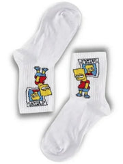 Κάλτσα Bart Simpson Wanted Χωρίς Ραφές Vtexsocks