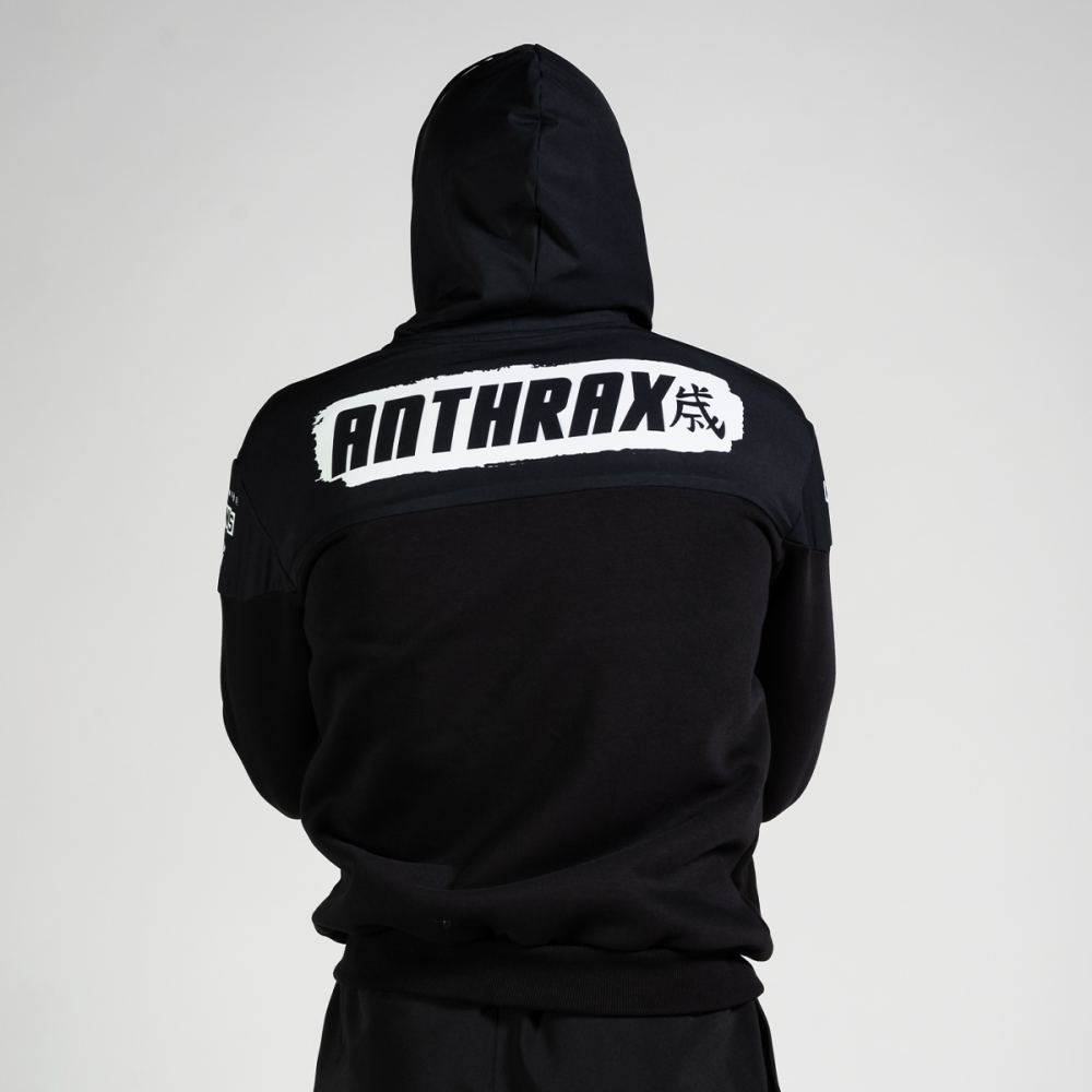 Ανδρικό Τζάκετ Hybrid Hoody Black Anthrax Machines