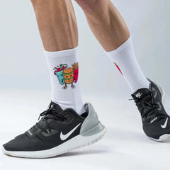 Burger Sport Socks Anthrax Machines