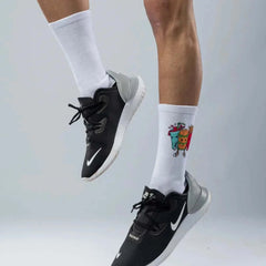 Burger Sport Socks Anthrax Machines