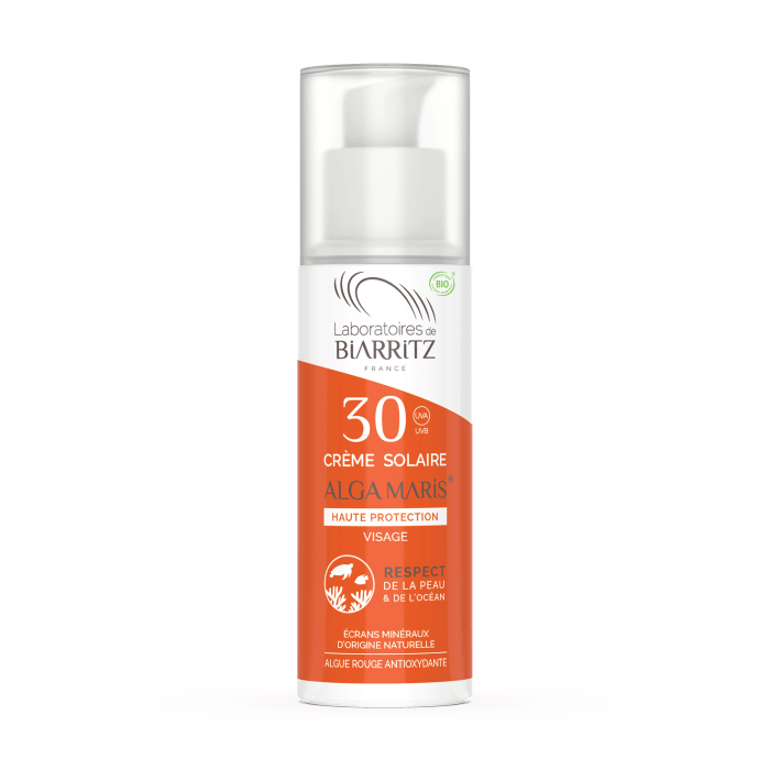 Αντηλιακή Κρέμα Προσώπου Algamaris SFP30 (BIO) 50ml