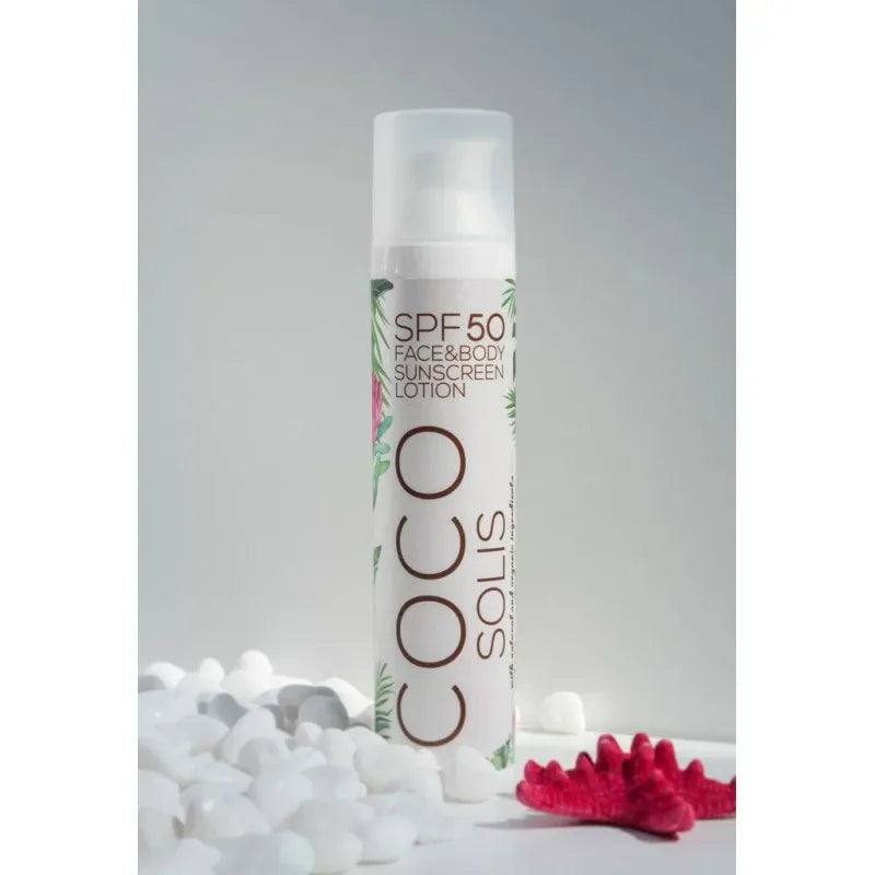 Natural Sunscreen Lotion SPF 50 Cocosolis Organic