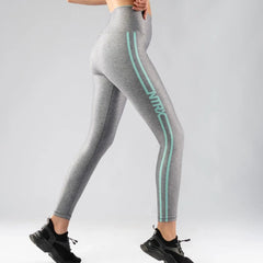 Cosmos Teal Ψηλόμεσο Fitness Κολάν Anthrax Sportswear