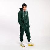 Cotton Hooded Tracksuit Omnia Green Anthrax Mashines