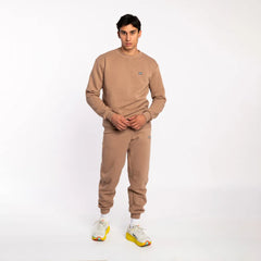 Cotton Hooded Tracksuit - Diem Sand Beige Anthrax Mashines