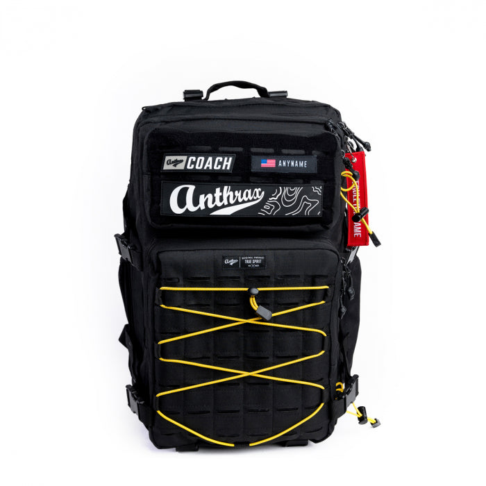 Deployment 3.0 Backpack - Black Yellow 45L Anthrax Machines