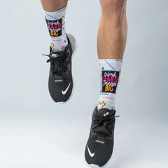 Dream Big Grey Sport Socks Anthrax Mashines