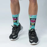Dream Big Teal Sport Socks Anthrax Mashines