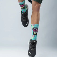 Dream Big Teal Sport Socks Anthrax Mashines