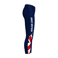 Great Britain National Team Fitness Leggings Anthrax Sportswear