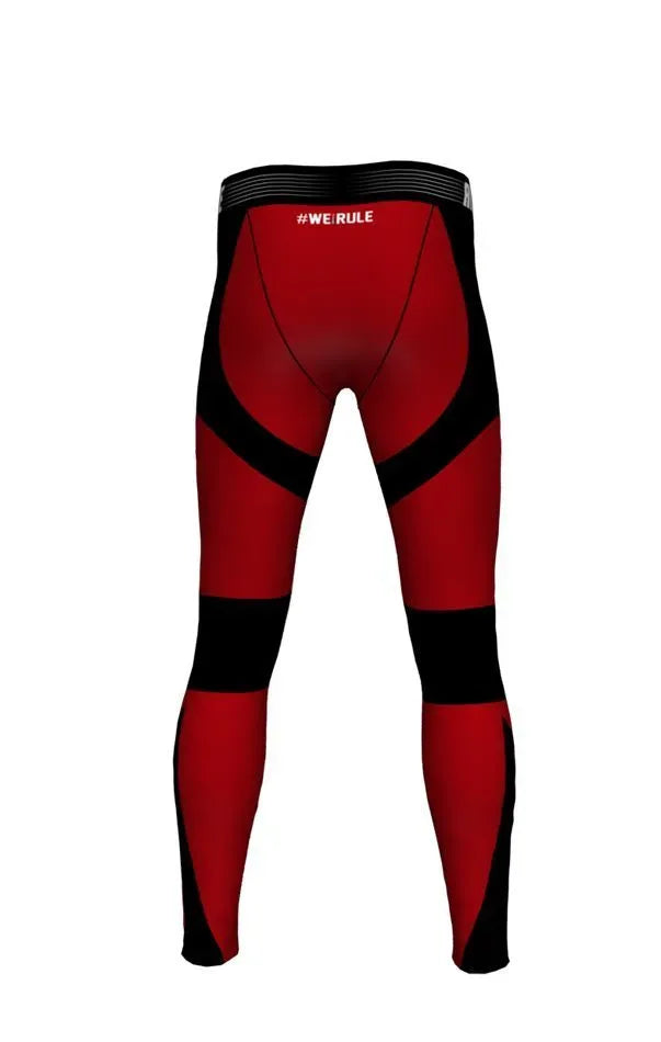 Exo Red - Compression Pants Anthrax Mashines
