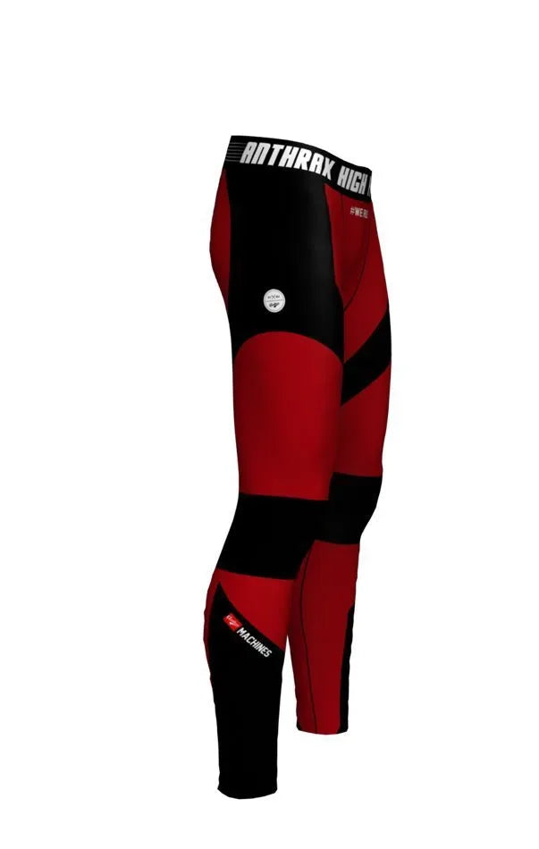 Exo Red - Compression Pants Anthrax Mashines