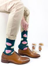 Ανδρικές Fashion Κάλτσες "Crazy Socks" GREEN DONUTS