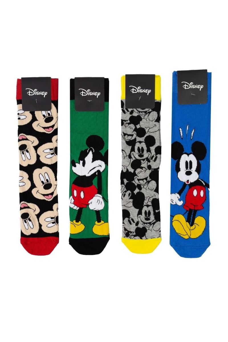 Ανδρικές Fashion Κάλτσες "Disney" MULTI MICKEY 4 ζευγάρια