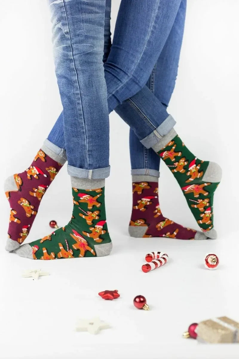 Χριστουγεννιάτικες Fashion Κάλτσες "John Frank" GINGERBREAD - Christmas Edition