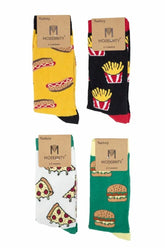 Σετ Fashion Κάλτσες "Modernity" STREET FOOD 4 ζευγάρια