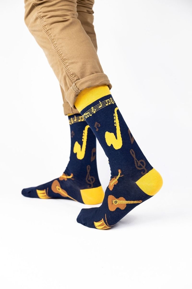 Ανδρικές Fashion Κάλτσες "SOMA" MUSIC 4 Ζευγάρια