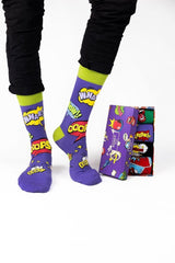Ανδρικές Fashion Κάλτσες "SOMA" POP ART III 4 Ζευγάρια