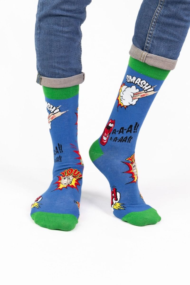 Ανδρικές Fashion Κάλτσες "SOMA" POP ART IV 4 Ζευγάρια