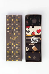 Fashion Κάλτσες "Soma Socks" COFFEE  5 Ζευγάρια