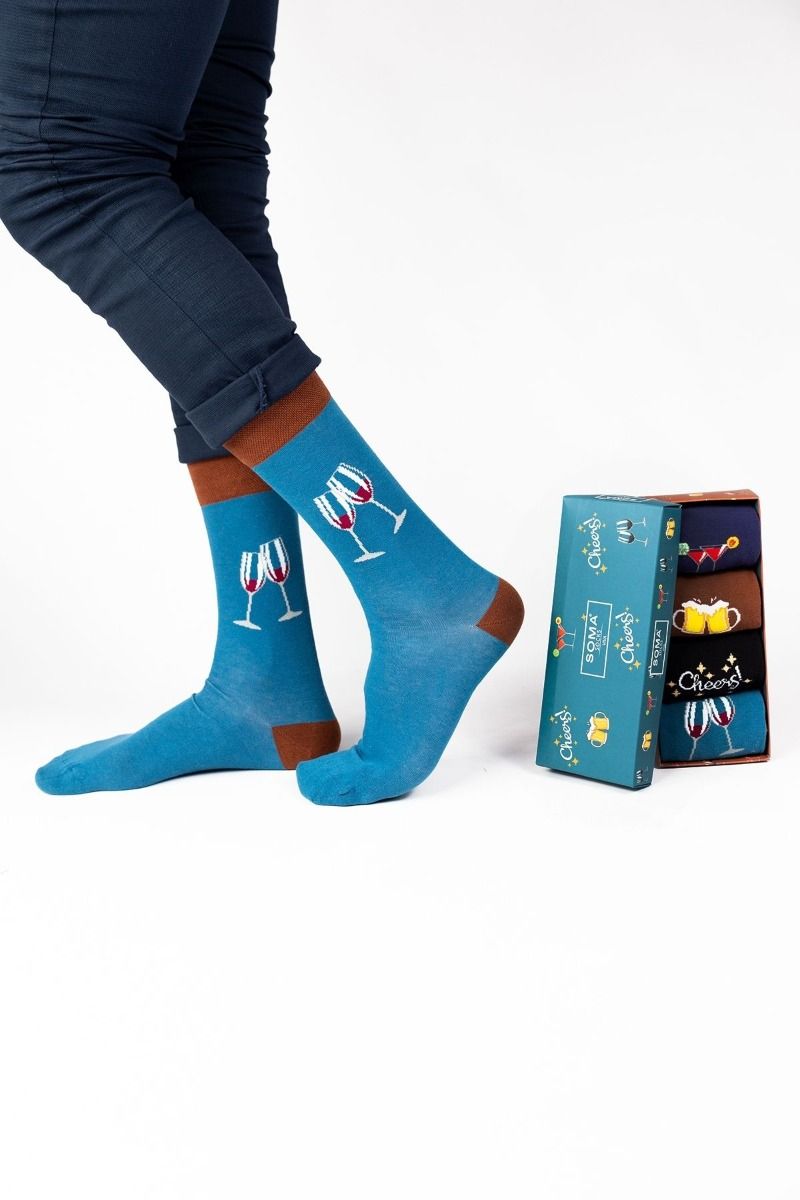 Ανδρικές Fashion Κάλτσες "SOMA" VIVA 4 Ζευγάρια